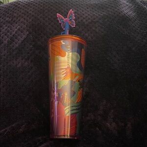 Starbucks Colorful Tumbler with Butterfly Lid